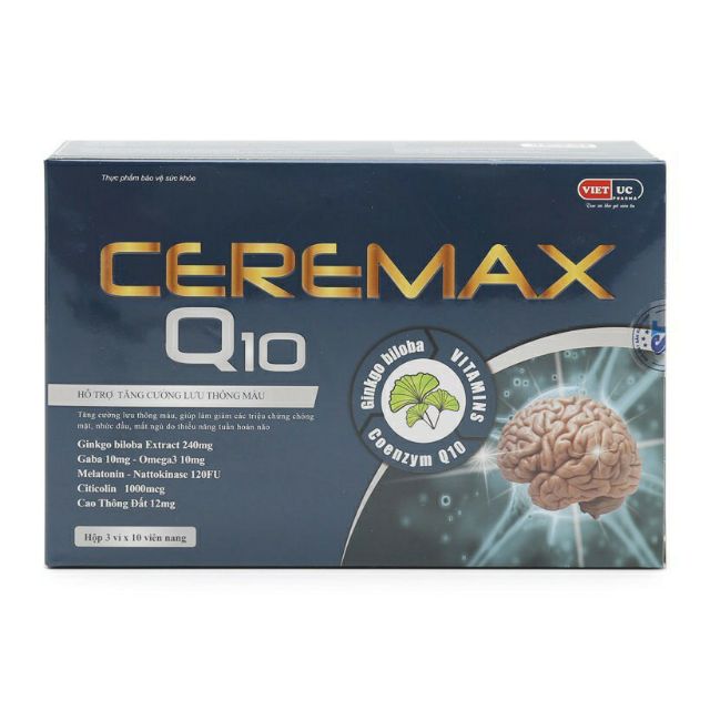 [ĐÁNH GIÁ] CEREMAX Q10 - Viên uống bổ não có tốt không?