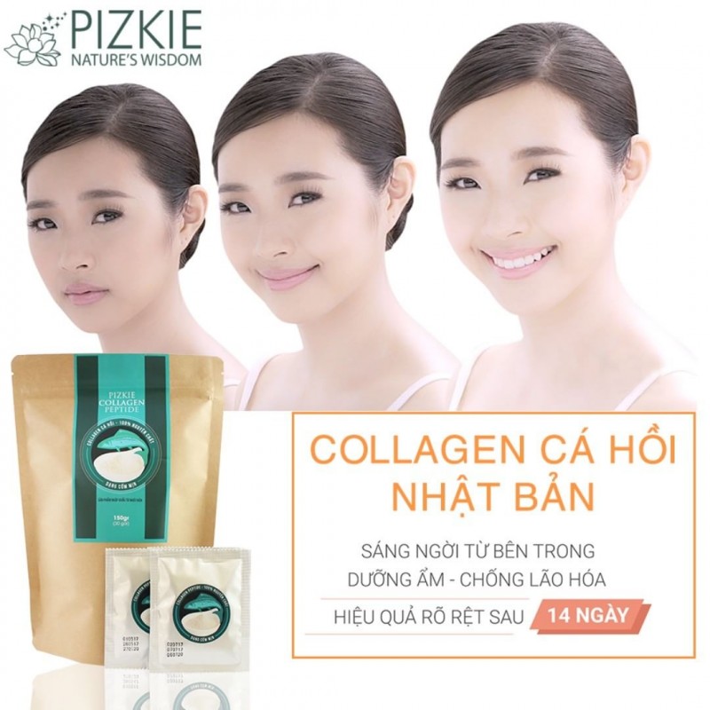 Review Pizkie Collagen cá hồi có tốt không?Có giá bao nhiêu?