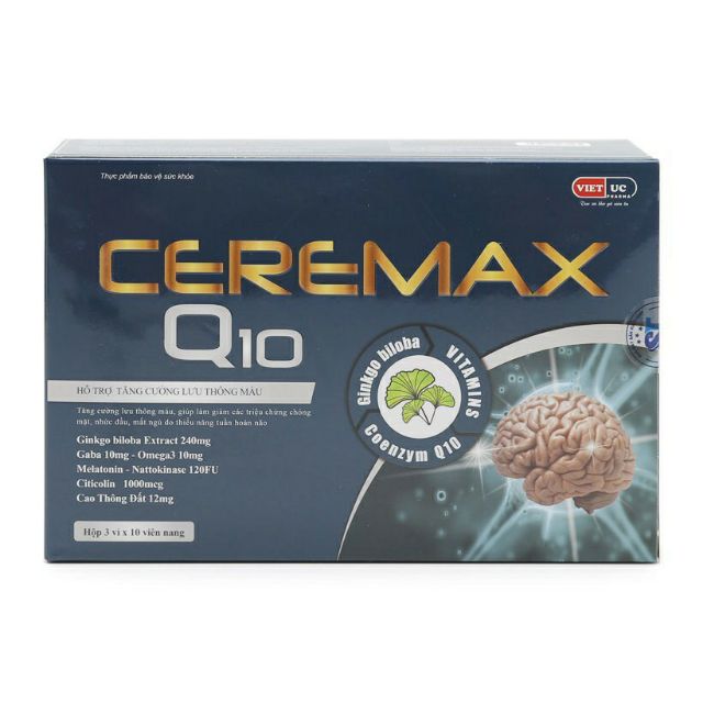 CEREMAX Q10 - Viên uống bổ não có tốt không?